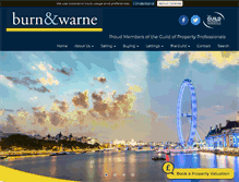 Tablet Screenshot of burnandwarne.co.uk